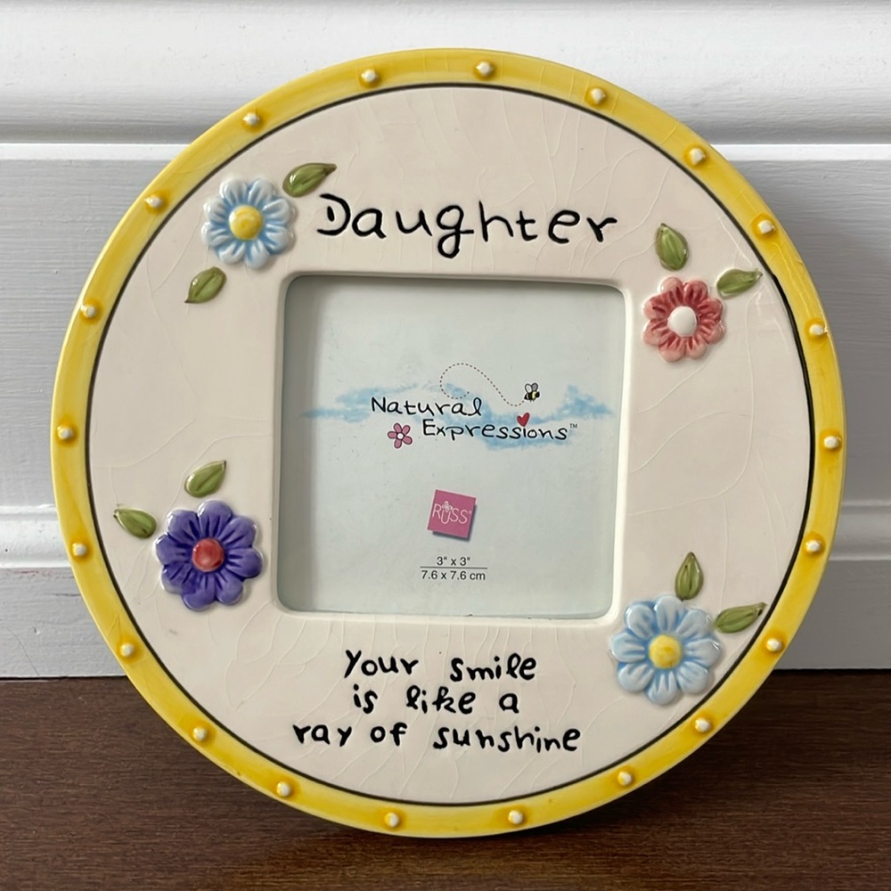 Daughter Ceramic Picture Frame